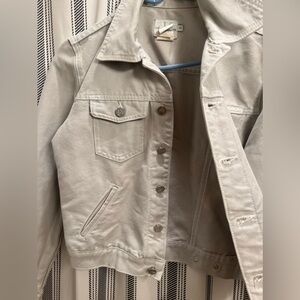 Calvin Klein light grey jean jacket M